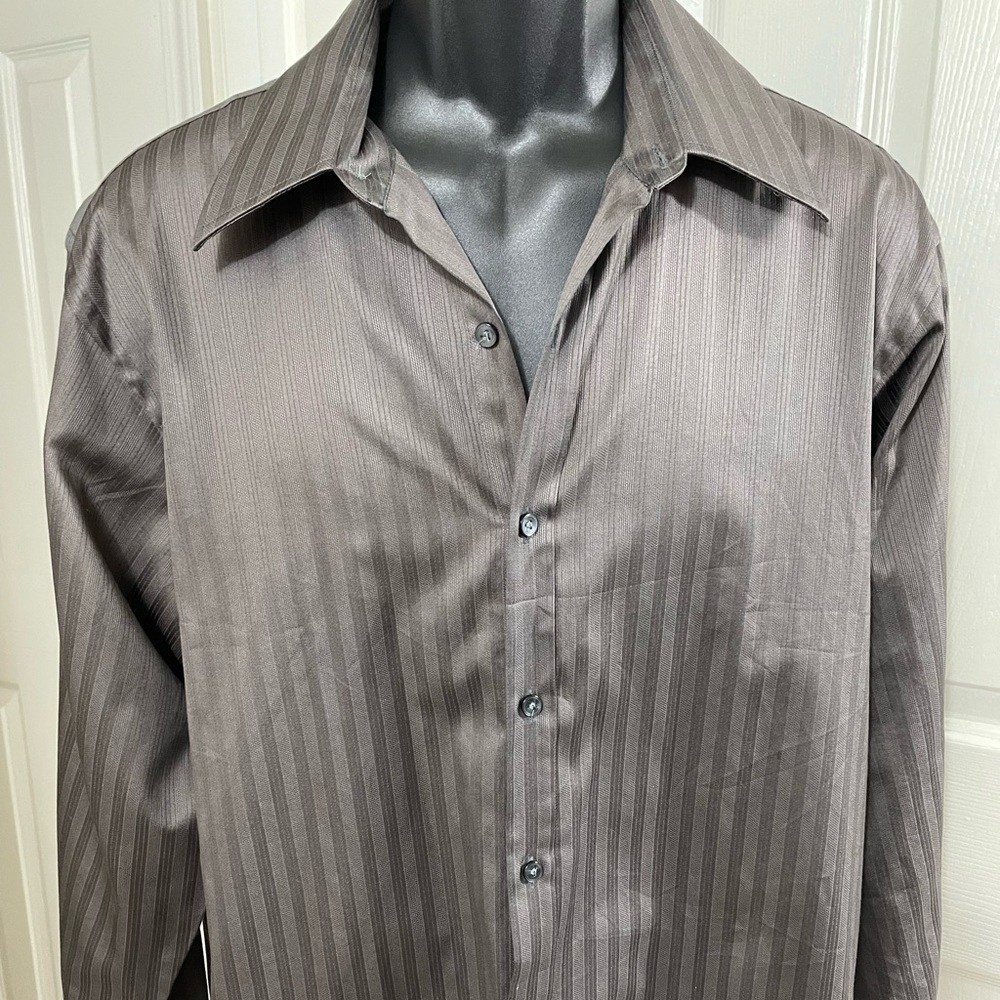 BCBG MAXAZRIA MENS DRESS SHIRT